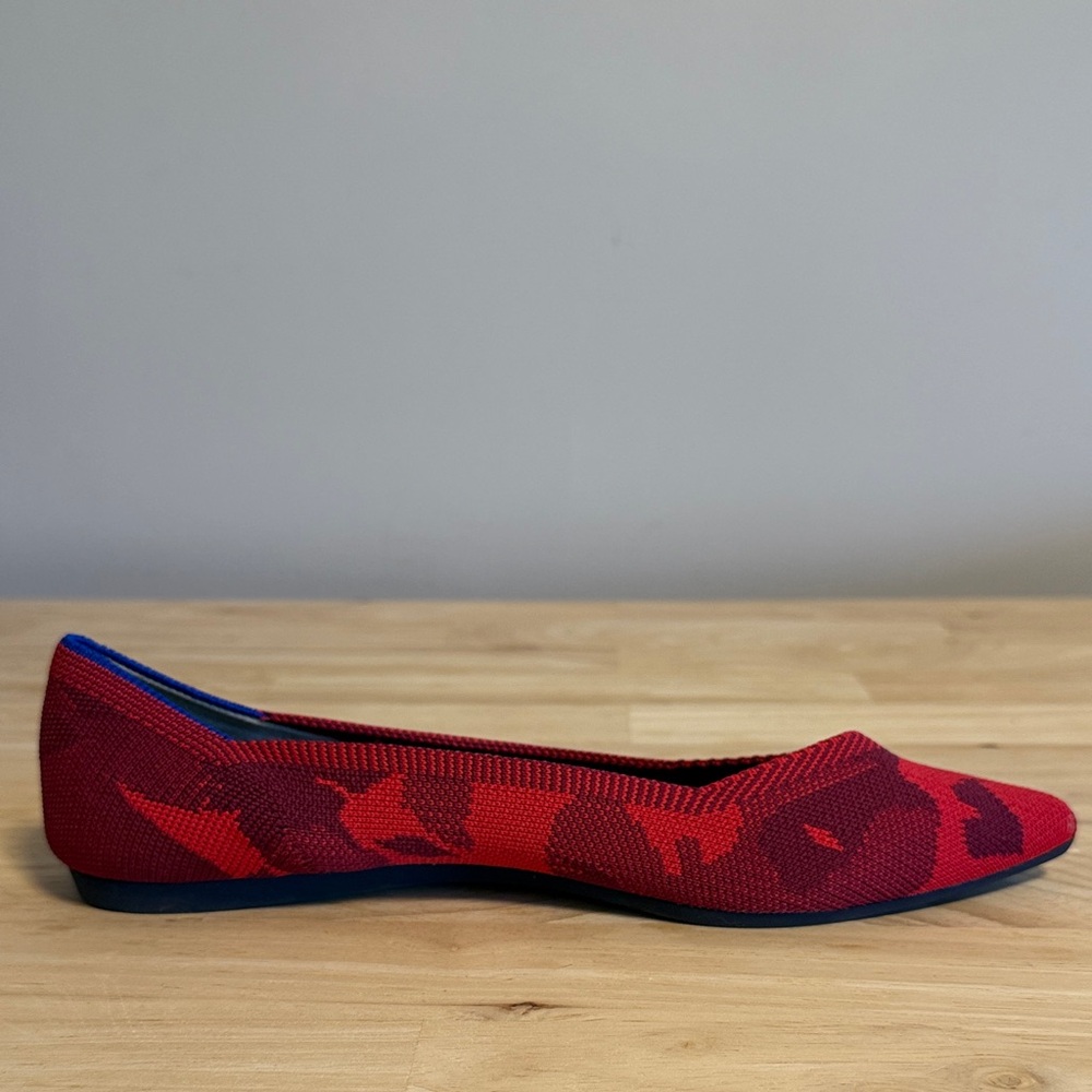 Rothy's Red and Purple Women's Flats - Picture 6 of 8